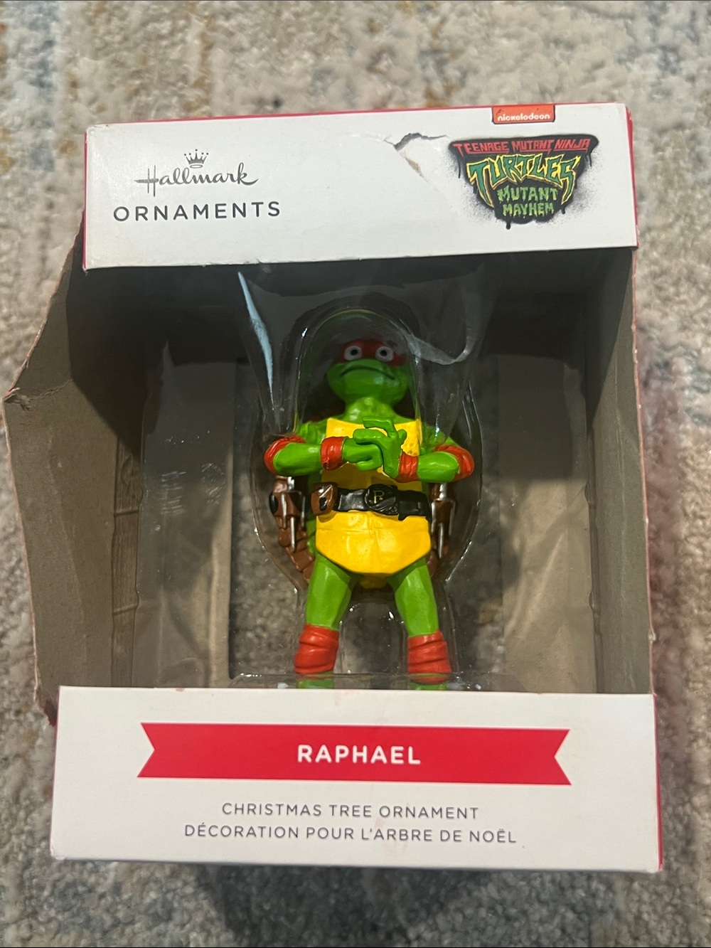 Hallmark Raphael TMNT Ornament with box